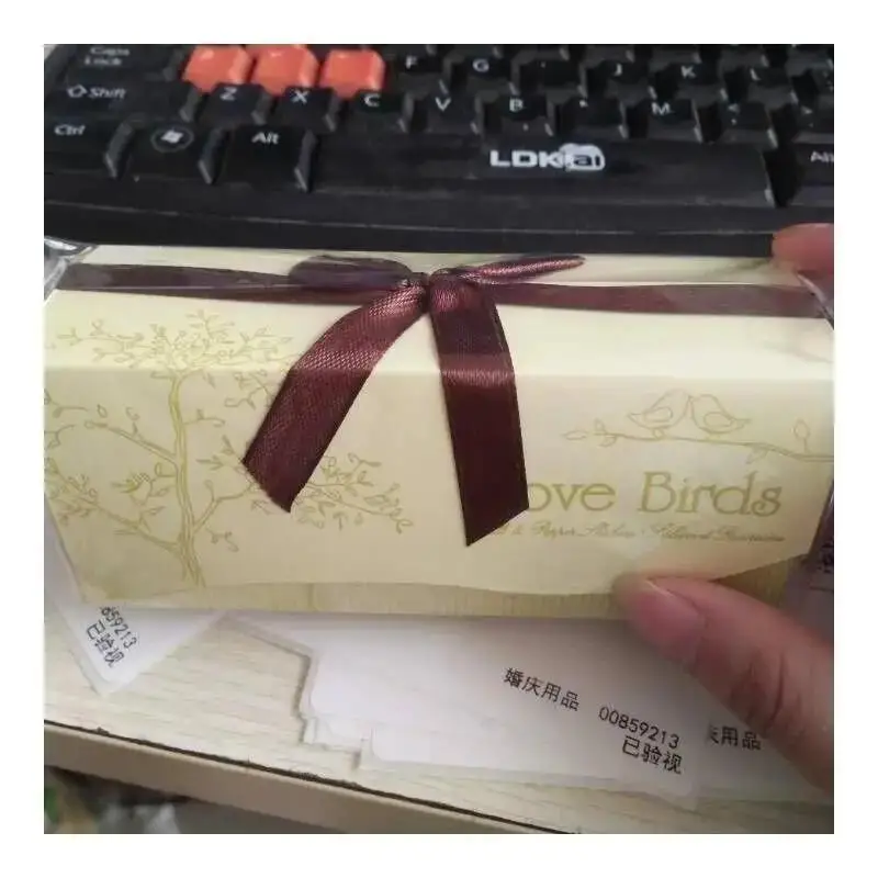 2Pcs/Set Ceramic Love Bird Seasoning Bottle Gift Box Wedding Companion Gift Classmate Party Souvenir Home Kitchen Seasoning Box