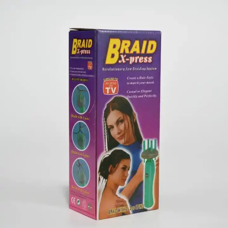 Professioanl Women Portable Electric Automatic DIY Hairstyle Tool Braid Machine Hair Weave Roller Twist Braider Device Kit