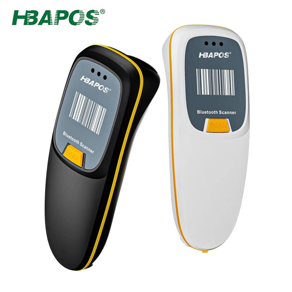 Scanner Di Codici Qr Mini Scanner Di Codici A Barre Bluetooth Piccolo Portatile Usb 1D 2D Scanner Di Codici A Barre Cordless Per Inventario Pc Tablet 