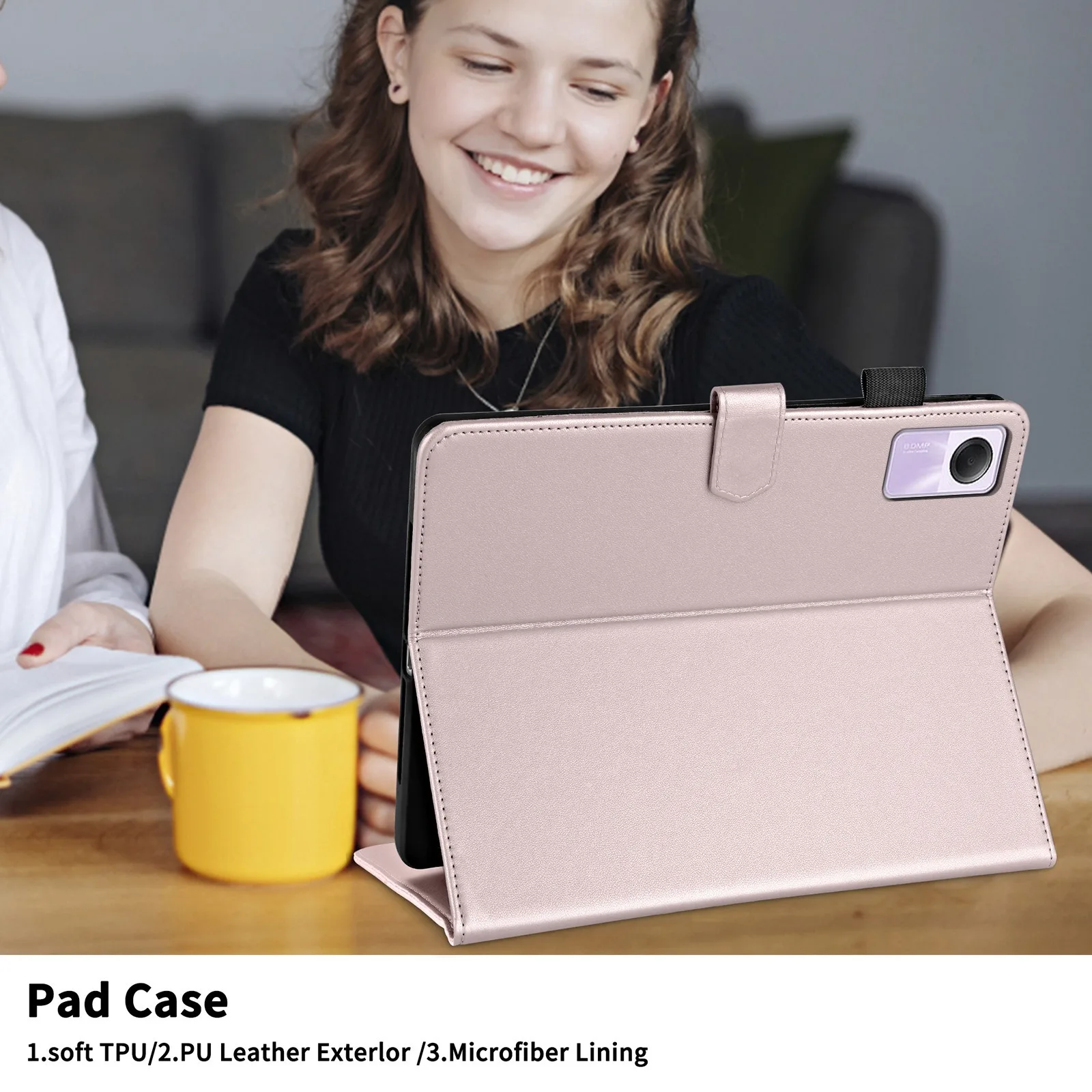 Elegant Fashion Plaid PU Leather Stand Cover Case