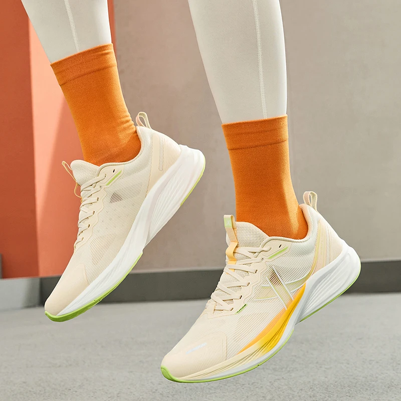 Xtep Five Speed ET Running Shoes For Men Autumn Non-Slip Sports Shoes Trendy Retro Cushioning Sneakers 876319110088