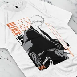 Ichigo Kurosaki Anime Lover T - Shirt - Bleach Horror Shonen Jump Design - XXXL (White)