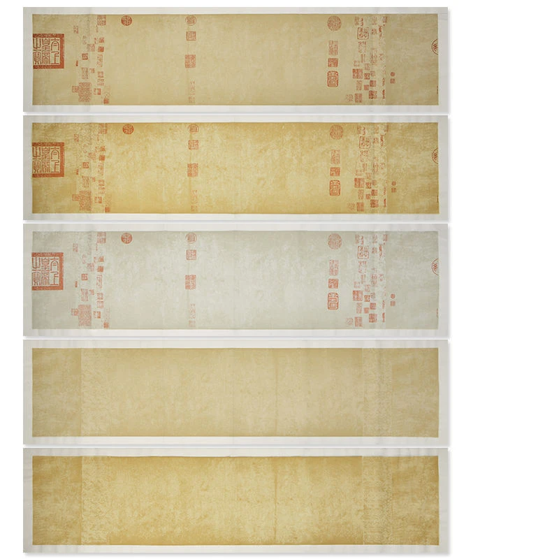 

Vintage Papier Half Ripe Batik Xuan Paper Chinese Lanting Preface Calligraphy Creation Rice Paper Calligraphy Competition Paper