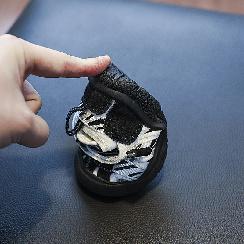 Summer Baby Sandals Boys Breathable Camouflage Sandals Girls Cool Hollow Shoes For Summer Kids Beach
