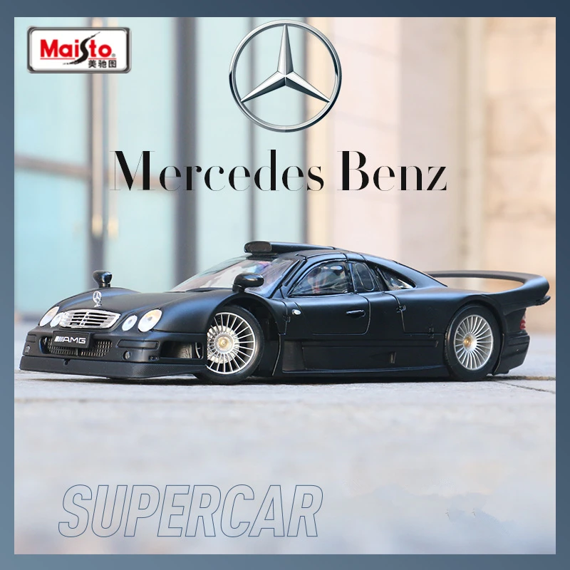 Спортивная модель автомобиля Maisto 1:18 Mercedes-Benz, модель литая металлическая игрушка, Классическая модель автомобиля, коллекция моделей, подарок для детей