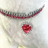 Kitten Diamante Collar Necklace for Cat Rhinestone Cute Bling Puppy Doggy Crystal Pendant Diamond Collar Pet Accessories 3