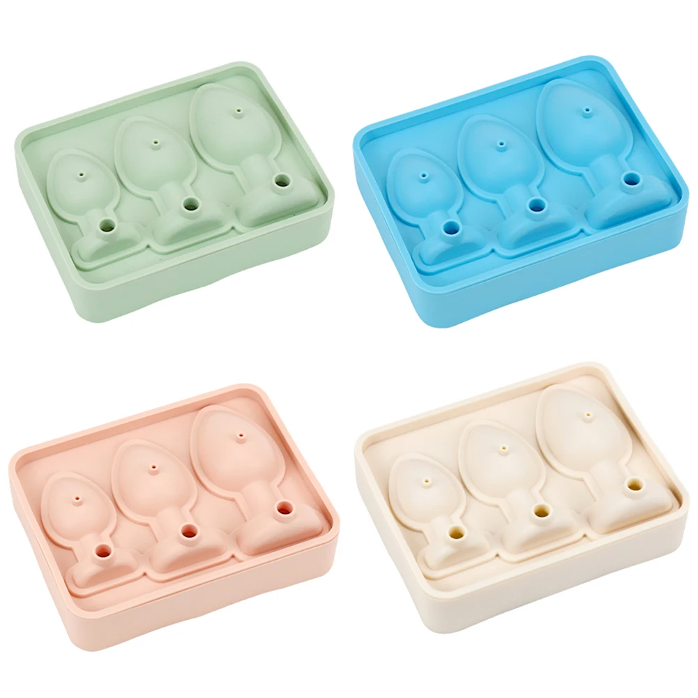 Silicone Prank Butt Plug Shaped Mold Prank Ice Cube Mold Tray Novelty Ice Cube Trays for DIY Cake Chocolate Candy