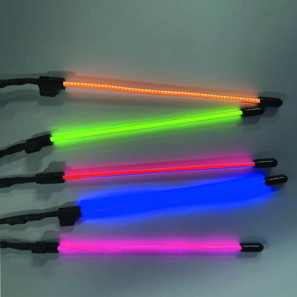 Simulierter Fahnenmast mit LED-Nachtlicht, dekorativ für 1/18 1/24 1/30 1/32 Maßstab RC Crawler Auto, Upgrade-Teile, Dekorationszubehör – Detail 3