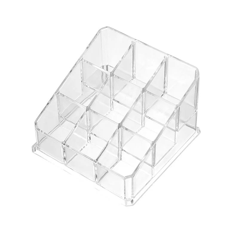 Makeup Organizer Storage Box 1pc Clear Lipstick Stand Case Lipstick Display Holder Cosmetic Jewelry