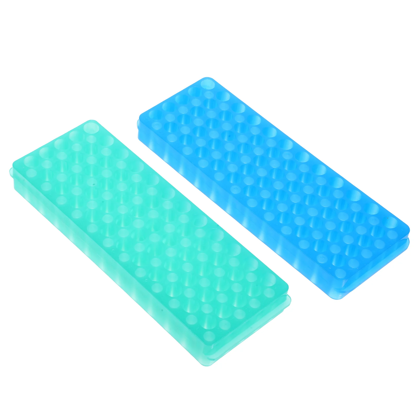 

2 Pcs Centrifuge Tube Rack Test Storage Plastic Holder Vial Shot Glasses Reusable Testing Tubes Stand for Racks