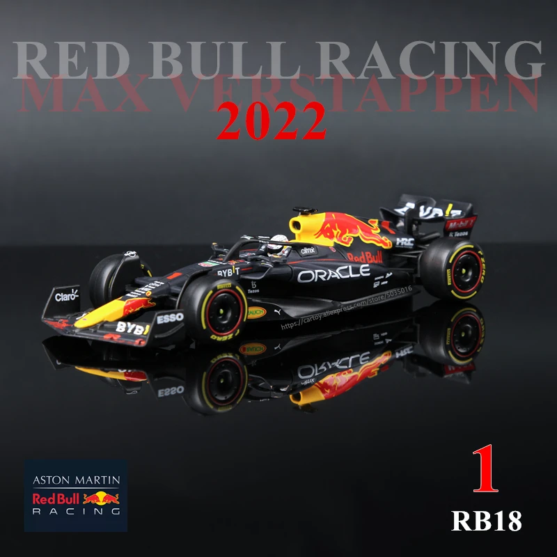 Bburago 1:43 2022 F1 Red Bull Racing Rb18 1 # Verpunpen 11 # Perez Racing Model Simulation Car Model Alloy Car Toy Collection