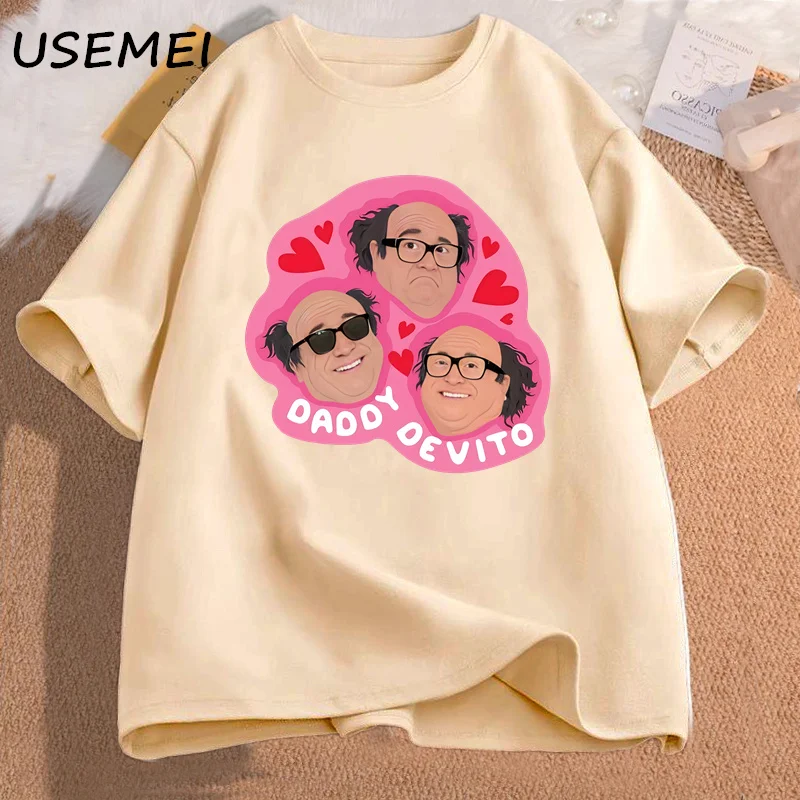 Danny Devito Cotton T-Shirt Men Funny Pop Culture Meme Tshirt Summer Short Sleeve Men's Clothing Graphic T Shirts Clothing 2