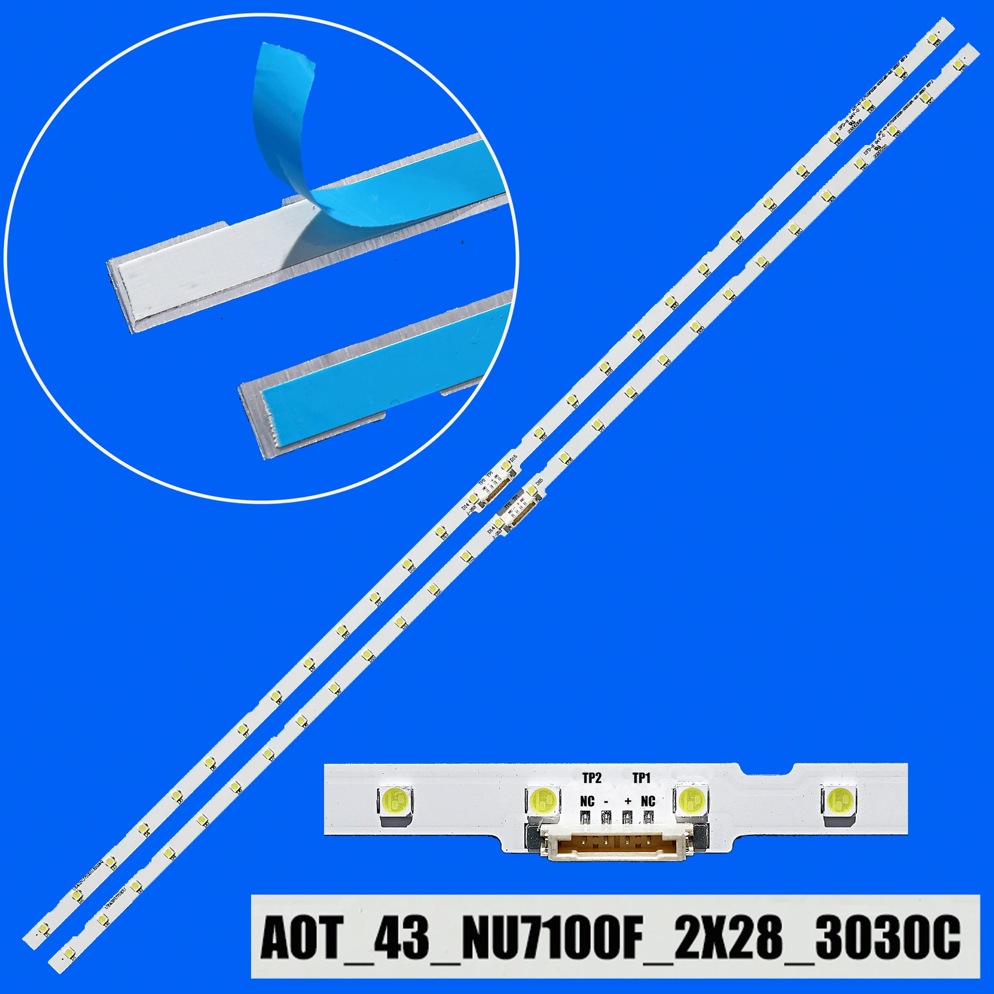 Un55nu7300|samsung Led Backlight Strip For Ua43n5500ak
