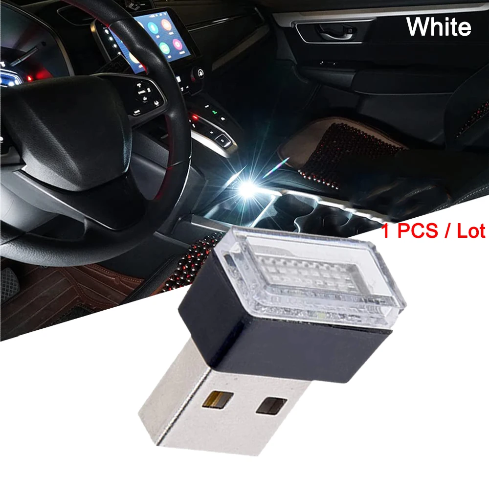 ตัวเลือกสินค้า Mini USB LED ตกแต่งบรรยากาศภายในรถ สีสวยน่ามอง