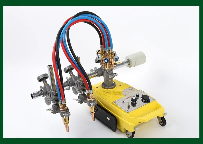 220V Semi-automatic Gas Cutting Machine Flame Cutting Machine With Double Gun