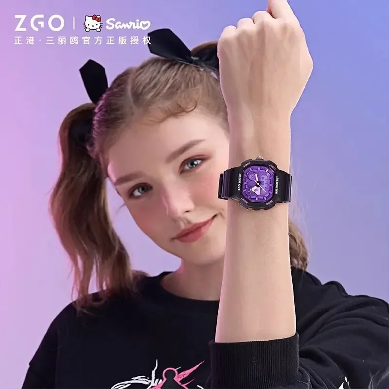 

Водонепроницаемые электронные часы Sanrio ZGO Kuromi nakacco Cinnamoroll