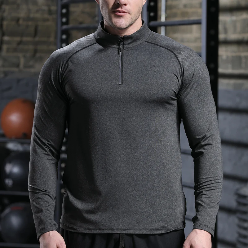 Mens Running Shirt - Quick Dry Sports Top for Gym and Workout