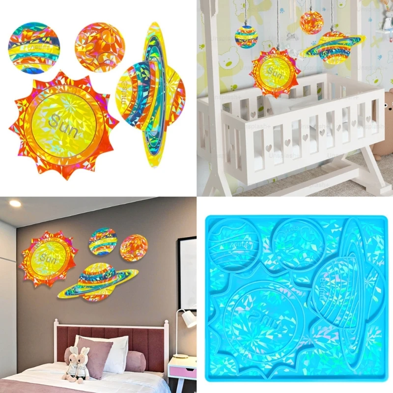 

Solar System Silicone Mold DIY Resin Mold for DIY Pendant, Crafts