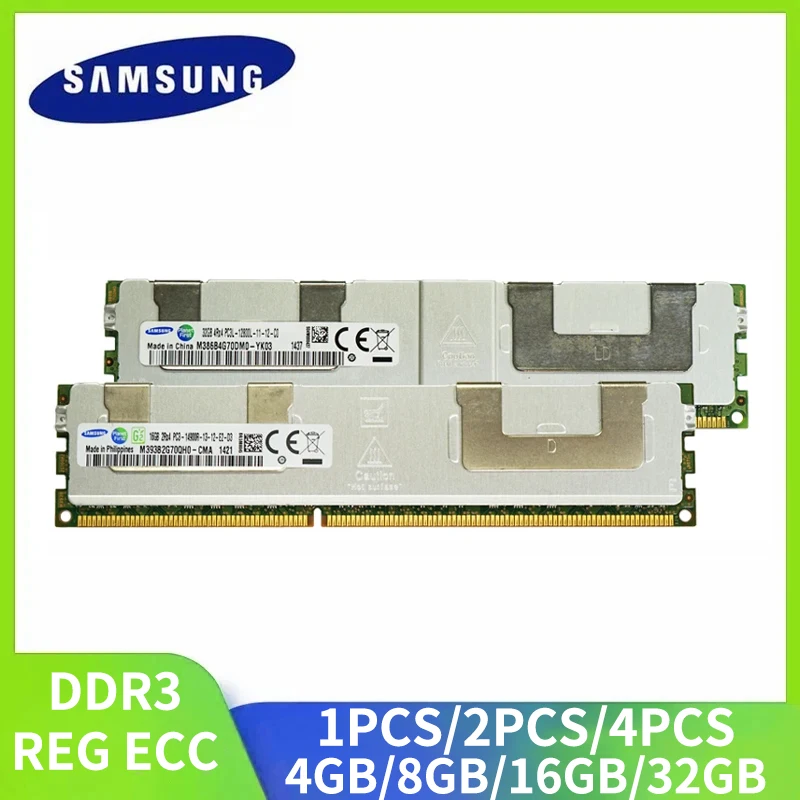 Suporte para Servidores Ram Samsung Ddr3 4gb 8gb 16gb 32gb Reg Ecc 1066 1333 1600 1866mhz Pc3 X79 Motherboard