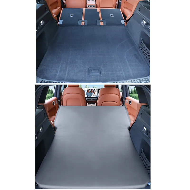 Lixiang L7 2022-2024 용 팽창식 에어 매트리스, 야외 캠핑 팽창식 특수 스웨이드 원단, 자동차 여행 침대