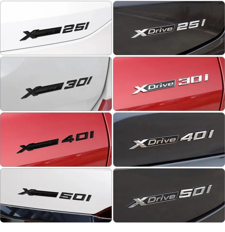 Luxury Car Fender Emblem Badge Trunk Sticker