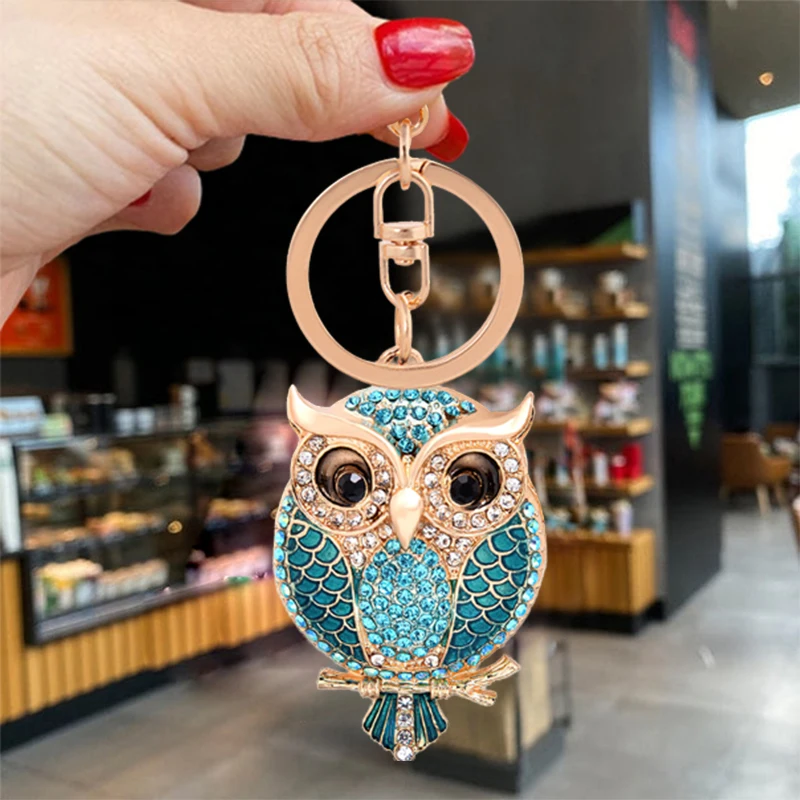 Porte-Clé Hibou Cristal Chic