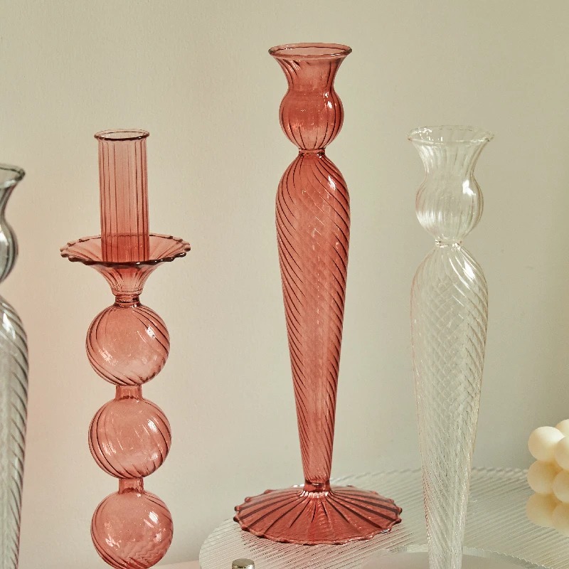 Decorative Candle Holders Nordic Taper Candlestick Stand for Home Wedding Decoration Party Vase Table Centerpiece Couple Gift - Image 2