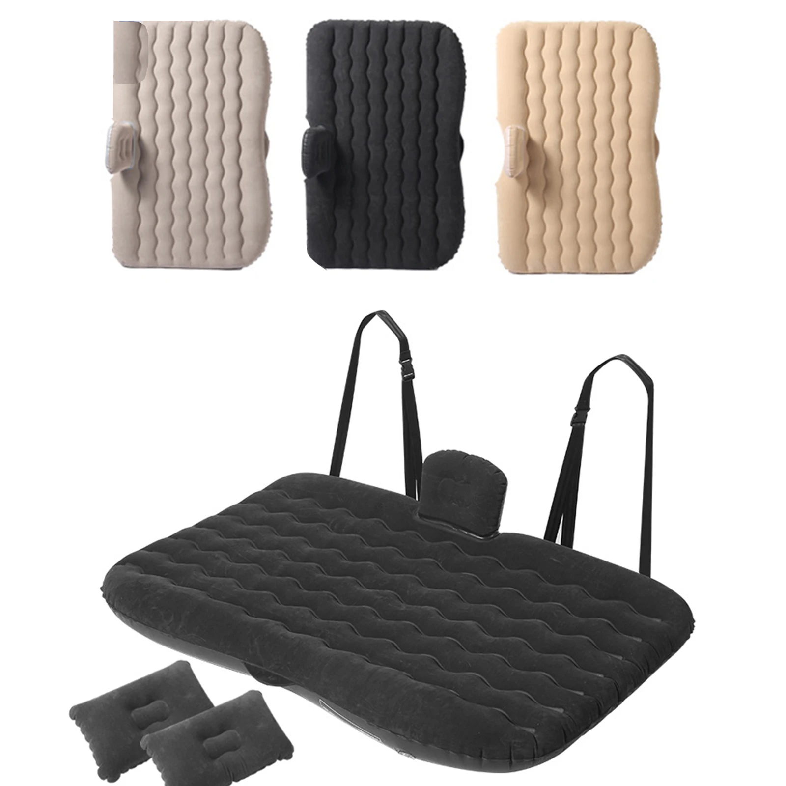 Universal Inflatable Car Mattress SUV Inflatable Multifunctional Car Bed Outdoor Camping Mat With Air Accessories