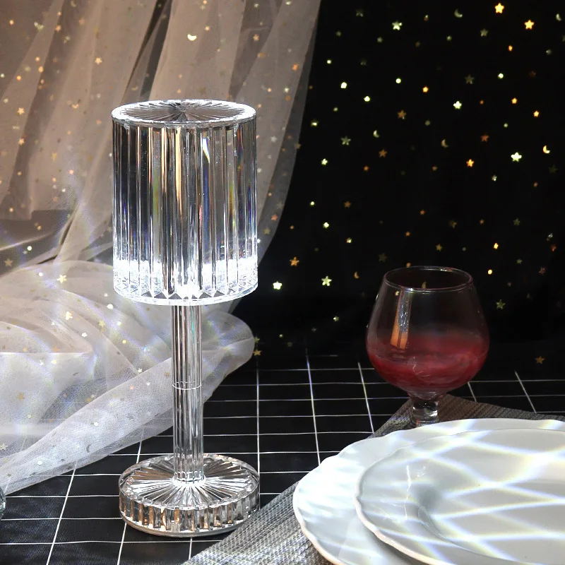 

Luxury Cordless Crystal Table Lamp Living Room Touch Dimming Reading Lamps with USB Charging bedside lamp Atmosphere lamp