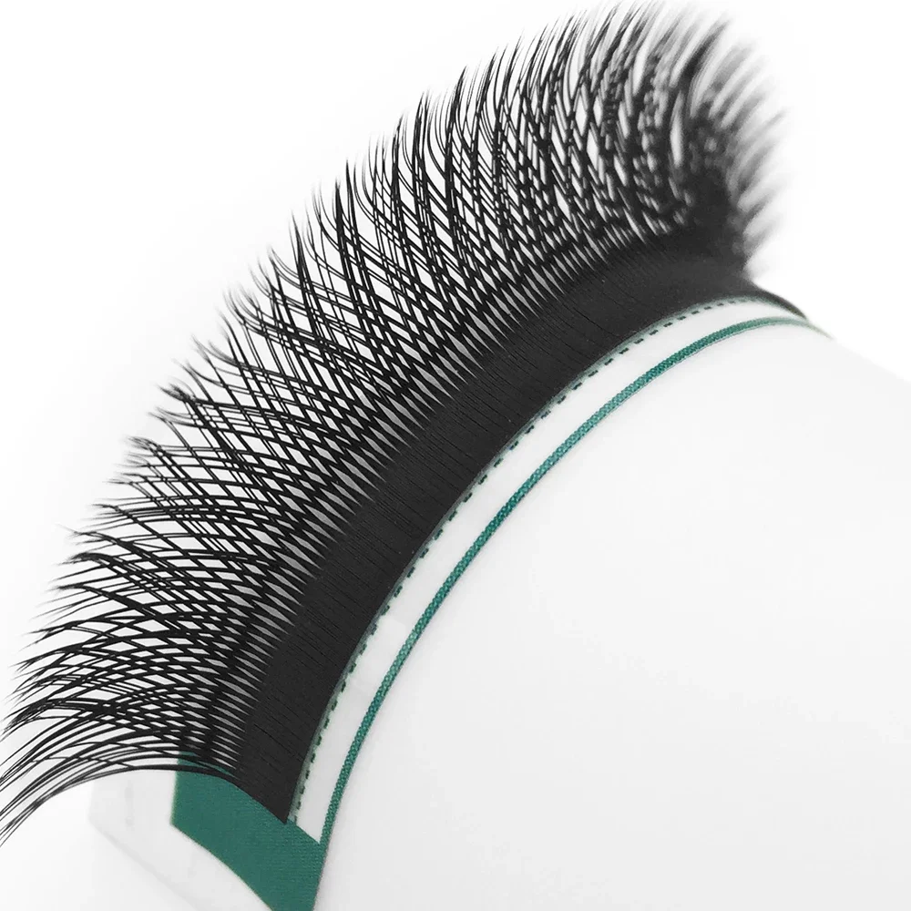 Fake Eyelashes GLAMLASH Y YY W Shape Mesh Fake Natural Eyelash Extension C/D/L/LU Makeup Lashes Hand-woven Y False Premade Volume Lash
