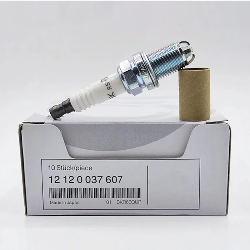 

4/6pcs 12120037607 BKR6EQUP Platium Spark Plug For BMW E46 E39 E83 E36 E63 E53 M54 M62 Z3 320 528 E38 E65 E34 BKR6EQUP