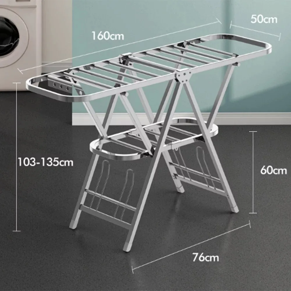 AUGMIRR Clothes Drying Racks Outdoor, 64 Inches Updated Version,Stainless  Steel Laundry Drying Rack for Indoor Outdoor - AliExpress