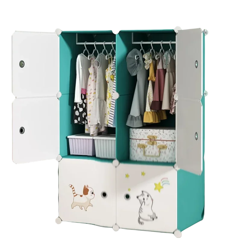 Baby Storage Cabinet Wardrobe Children's Organizer Dresser Montessori Clothes Closet Dresses Girls Armario De Varios Pisos