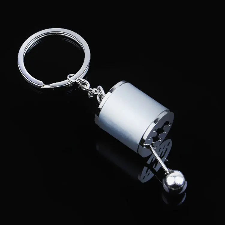 1Pc Car Speed Gearbox Gear Head Keychain Key Chains Simulation Auto Parts Model Pendant Alloy Keyring Key Ring Chain for Gift