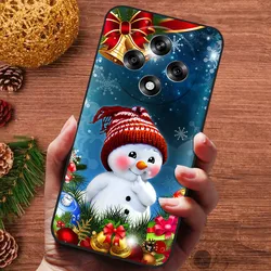 Festive Christmas Soft Silicone Bumper Back Cover for OPPO Reno12F 5G (6)