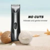 Kensen S10 Electric Body Hair Trimmer for Men Body Groomer Bikini Waterproof Hair Shaver Replaceable Ceramic Blade Head Clipper 6