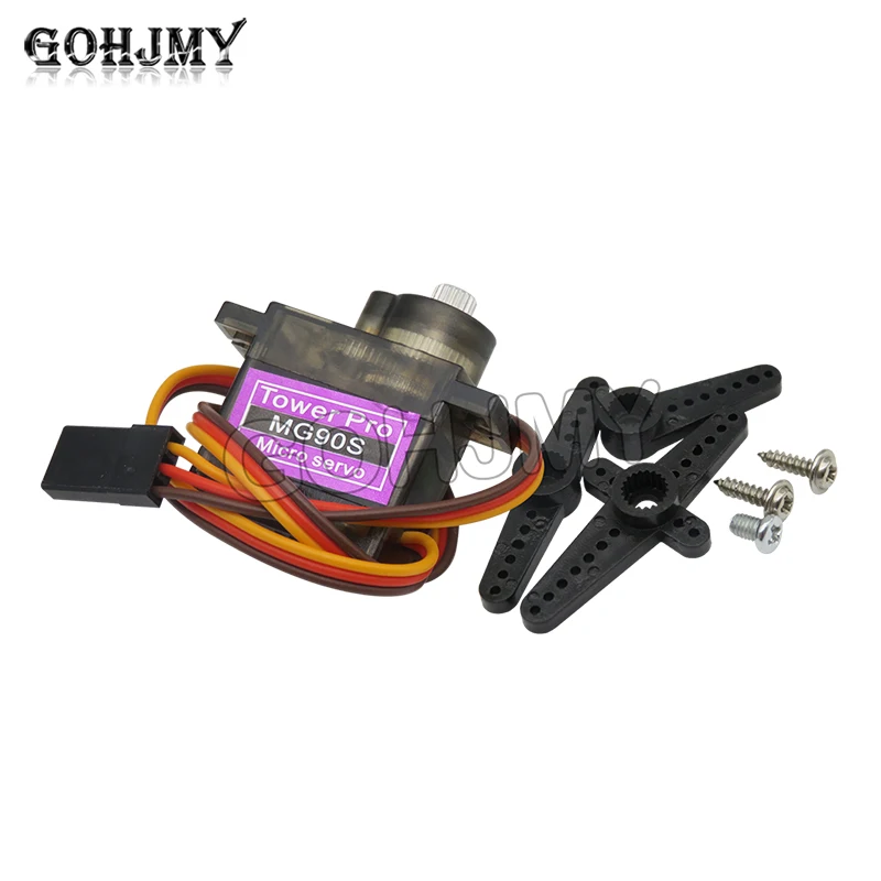Classic servos MG90S For RC Planes Fixed wing Aircraft model telecontrol aircraft Parts Toy motors MG90