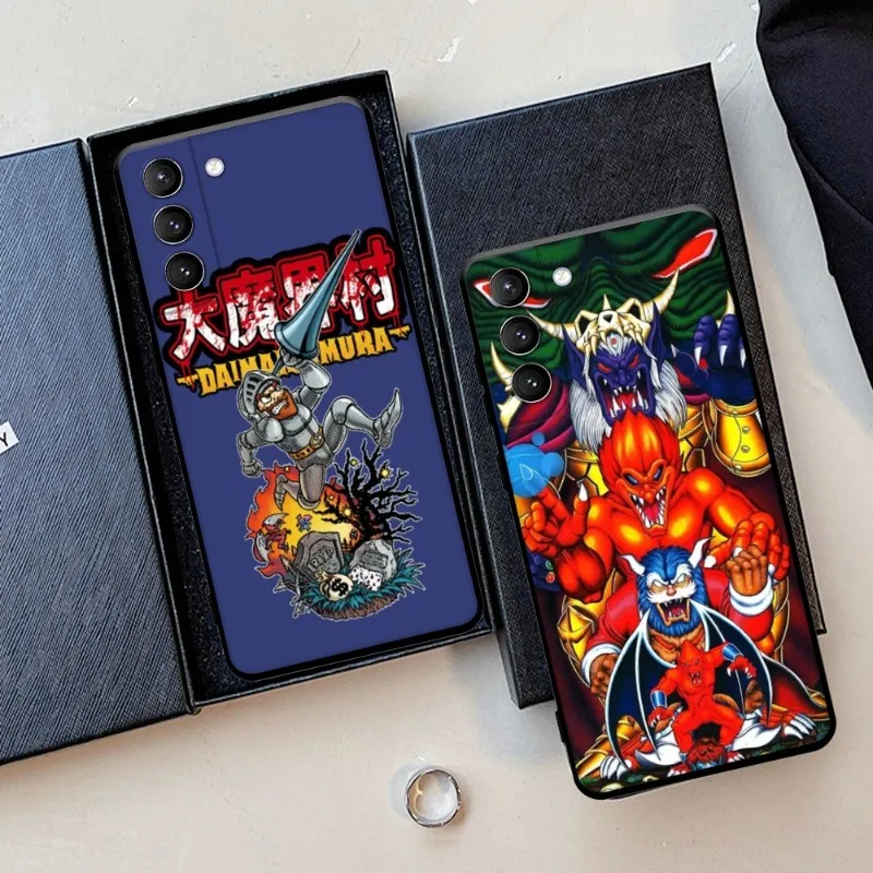 Gioco Dai Makaimura Custodia Per Telefono Per Samsung Galaxy S22 23 21 S20 Fe Ultra S10 S9 S8 Plus S10E Note 20Ultra 10Plus Cover