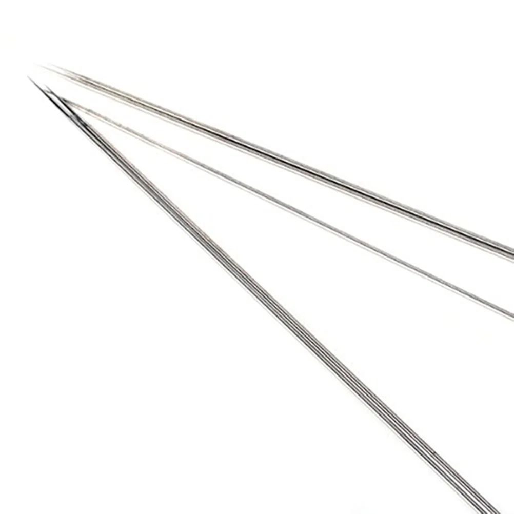 에어 브러시 깍지 팁 교체용 스테인레스 스틸 바늘 교체, 03mm, 5 개