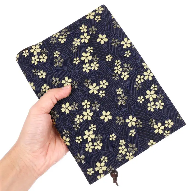 

Cloth Fabric Hand-made for A5 Adjustable Book Cover Gifts Decorative Book Sleeve Book Protector Hand Account Book Textbook Decor