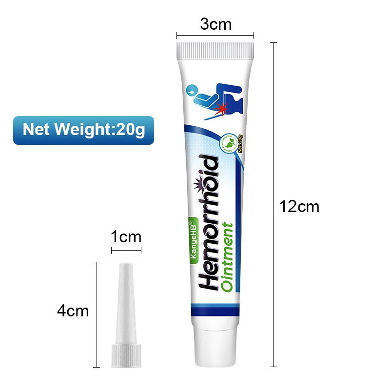 2Pcs Hemorrhoid Ointment Treat Internal And External Hemorrhoid Anal Pain Itch Relief Cream Powerful Hemorrhoids Cream A1274