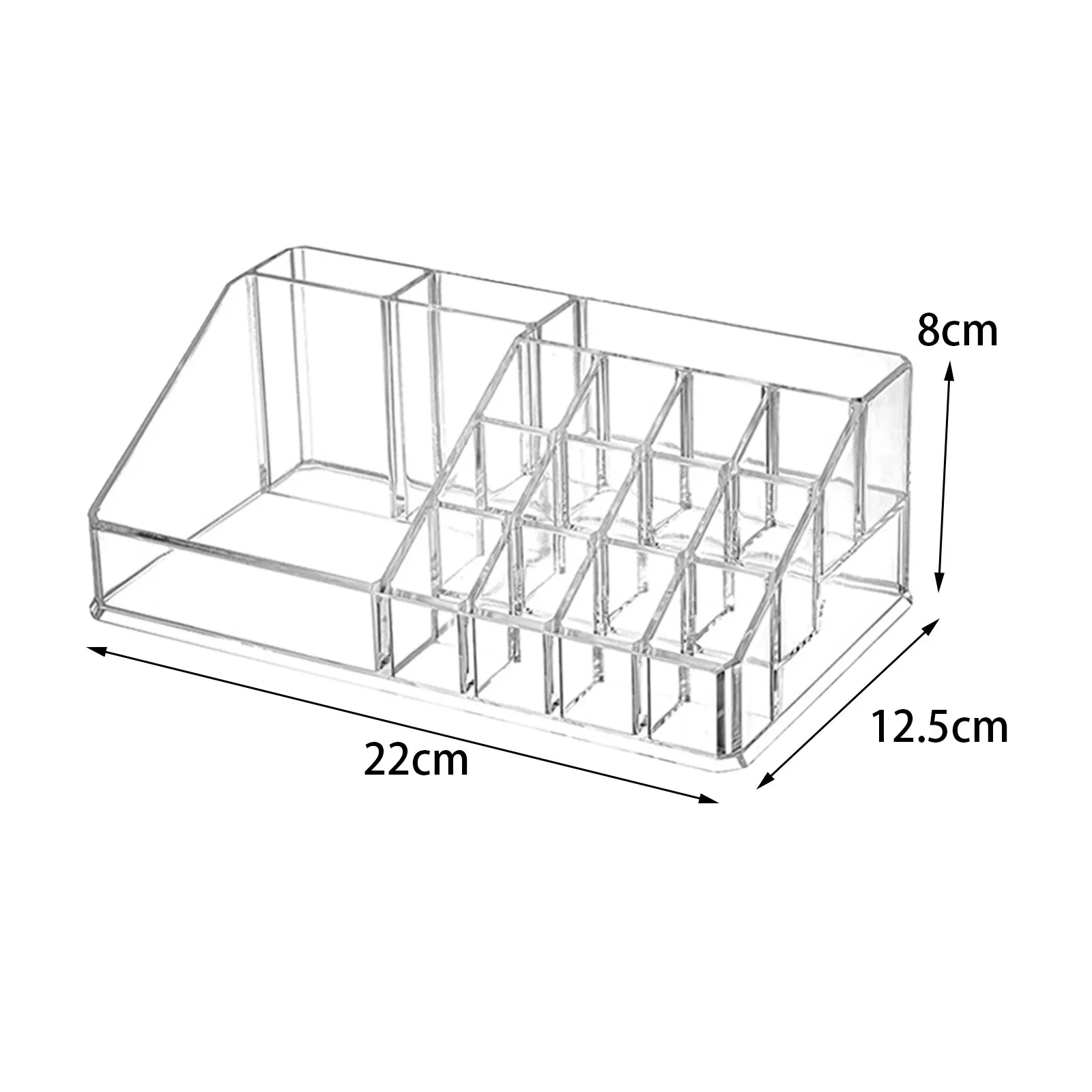 Make Up Organizer 16 Space Decoration for Dresser Countertop Storage Stand Lipstick Holder Lip Gloss Holder Organizer 3