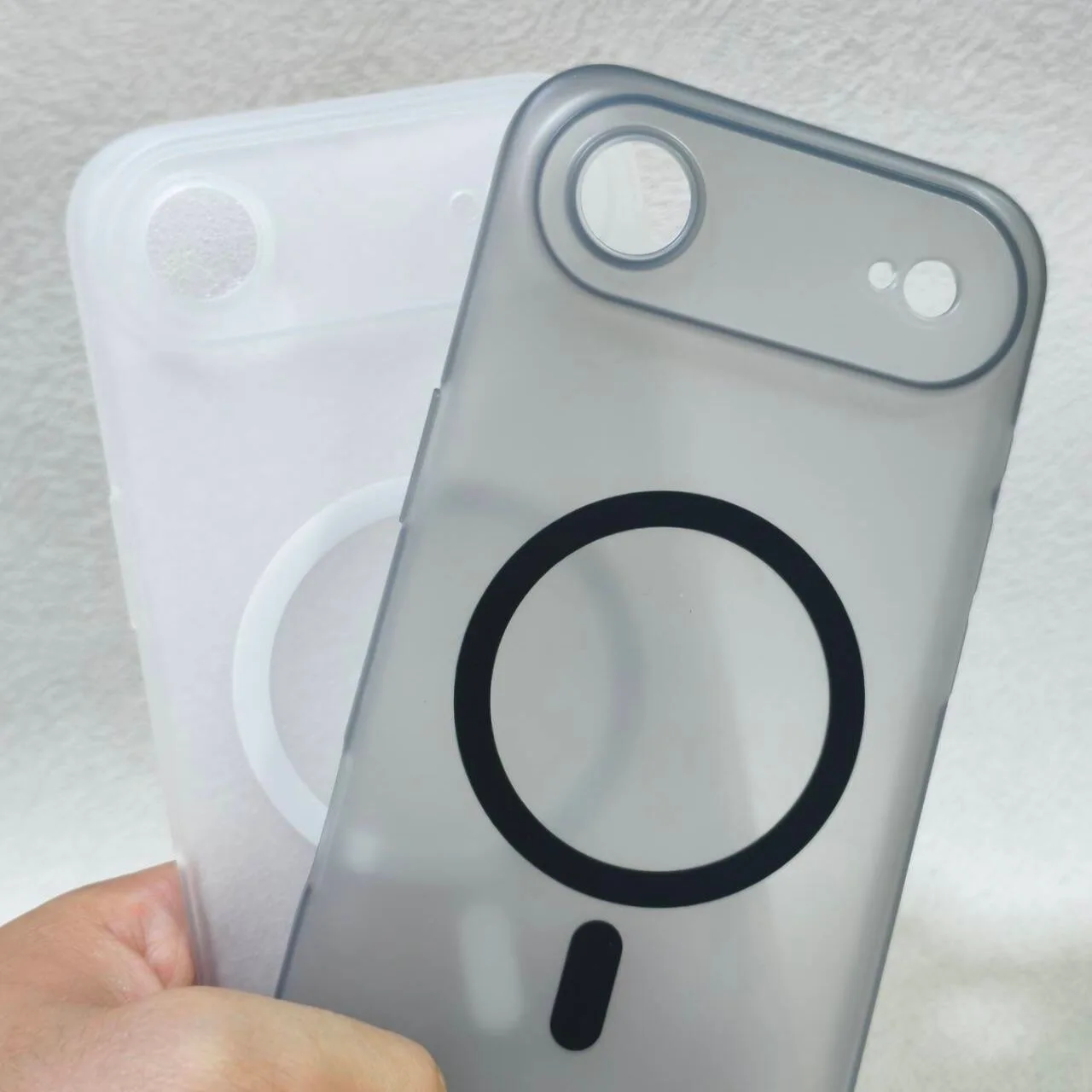 Ultra Thin Matte Clear Magnetic Shockproof Frosted TPU Soft Cover