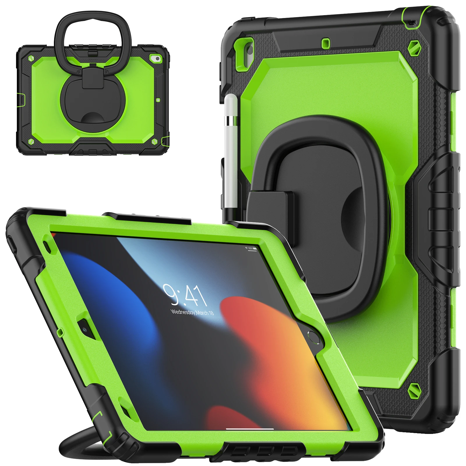 Heavy Duty Rugged Tablet Case with Kids Cover Protection