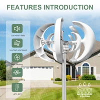 Turbine éolienne avec contrôleur MPPT gratuit, 3000W, 12V, 24V, 48V, système hors réseau, long panneau solaire, énergie gratuite, 220V pour la maison 3
