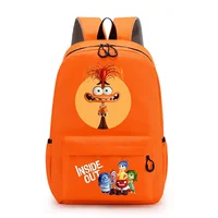 Disney Inside Out 2 School Bag Cartoon Anime Kid Boy Girl Knapsack Teenager Printed Backpack Student Book Bag Rucksack Children 3