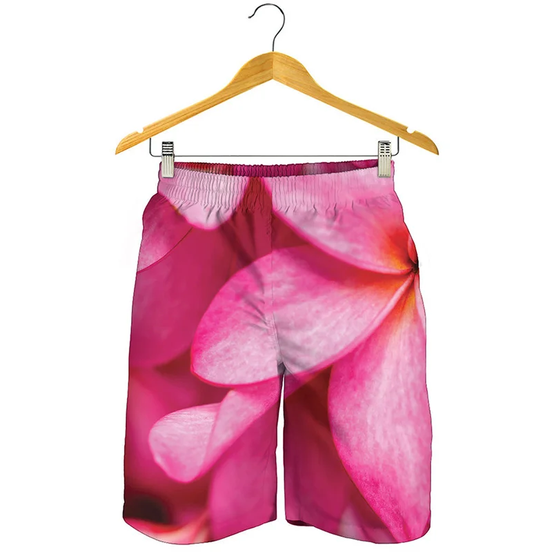 Fashion 3d Print Amaryllis Flower Beach Shorts Men Women Summer Beach Short Pants Vacation Swim Trunks Surfing Board Shorts 5