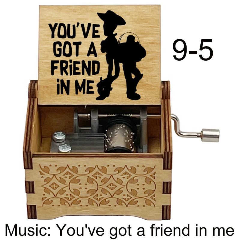 You've Got A Friend In Me anime Music Box Holiday Gifts for kids toy Children Bedroom Decorative Ornaments 2