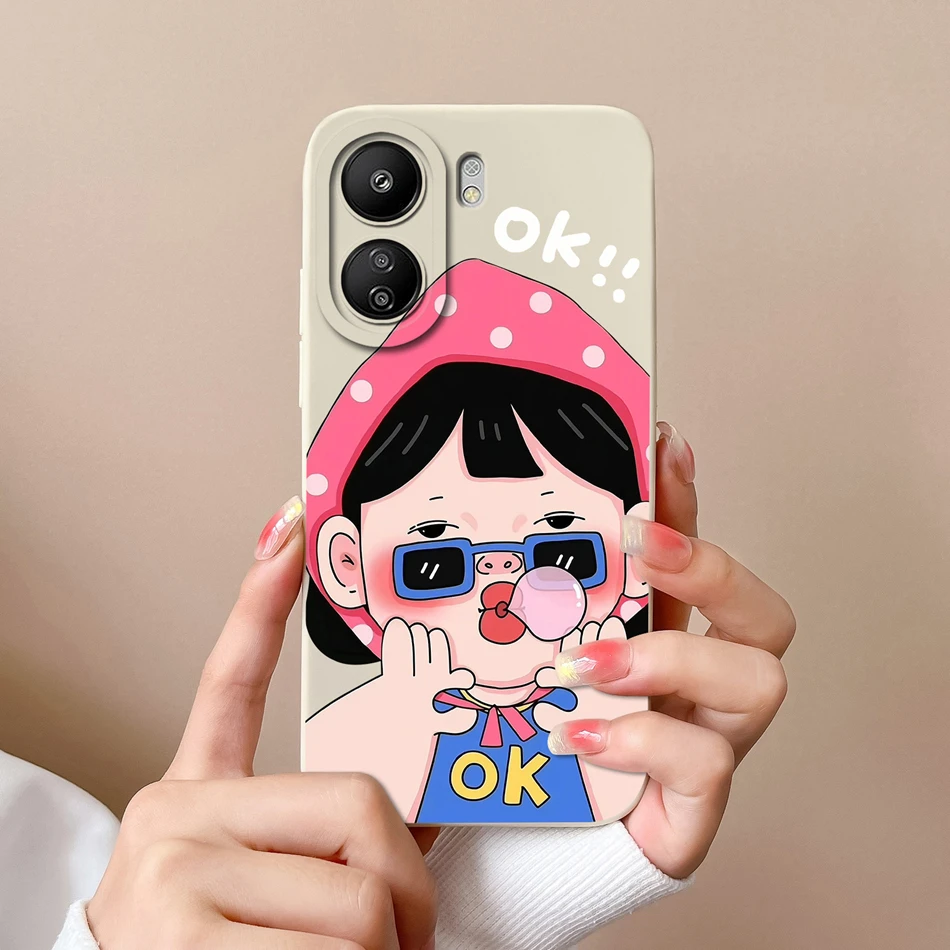 Floral Print Full Protection Soft Silicone Phone Case