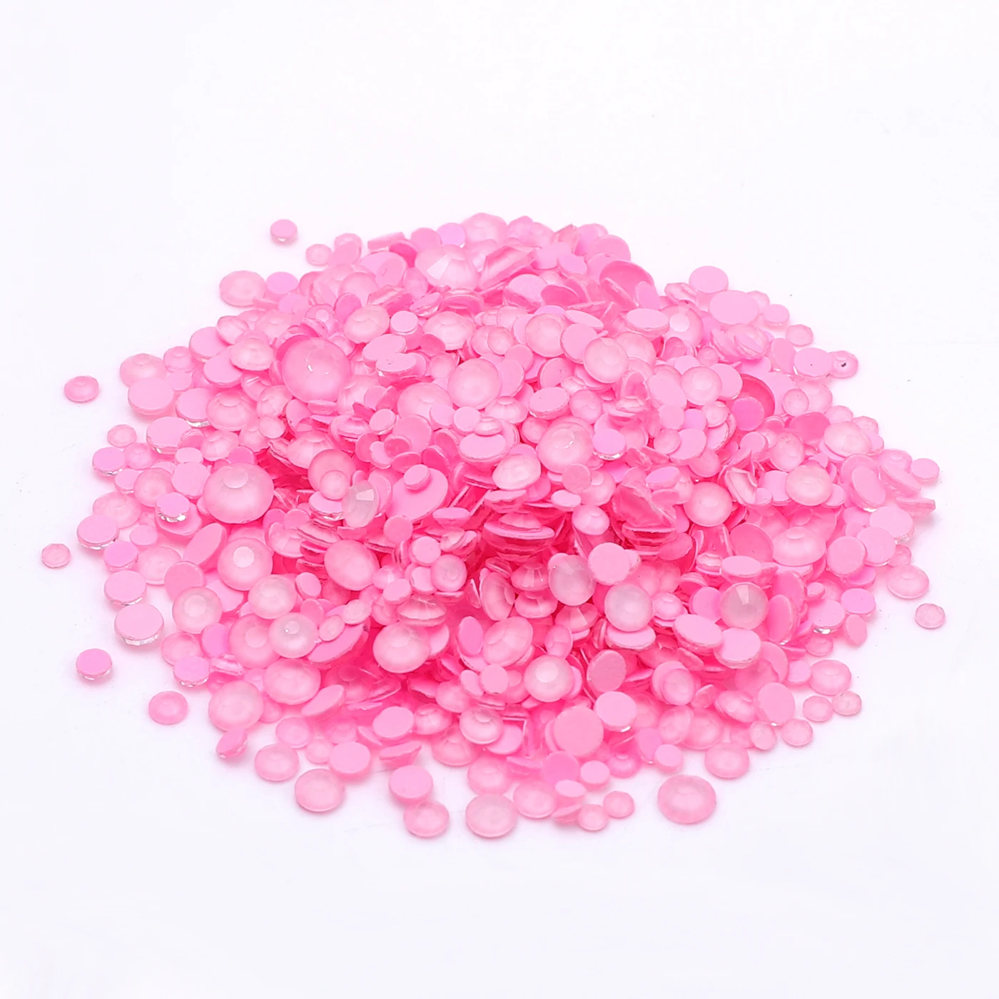 1440Pcs SS6-SS30 Mix Size Glass Flat Back Neon Rhinestone Glitter Round Diamond Non Hotfix Glue on Rhinestones for DIY Nail Art 4
